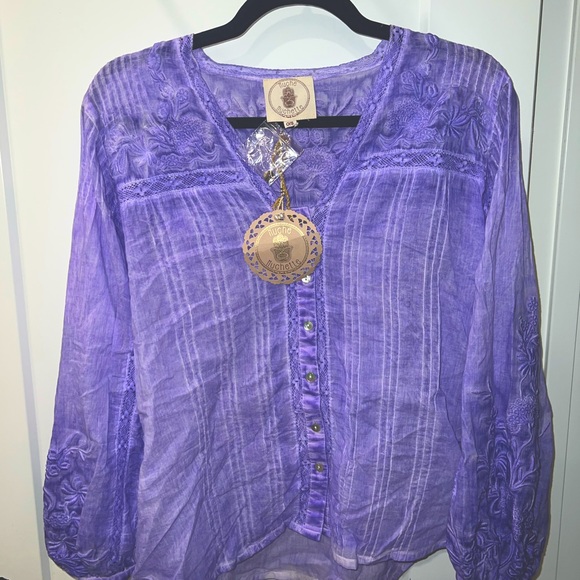Never Worn, New With Tags, Purple Blouse - Picture 1 of 6